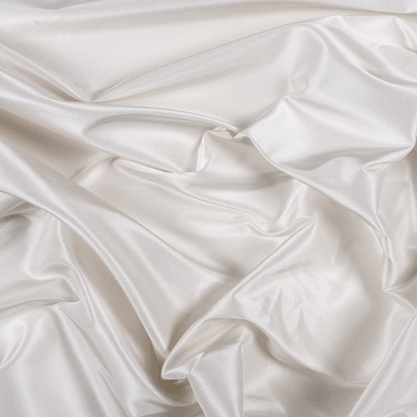 Runway Silks Ivory Silk Taffeta Fabric - Reorderable