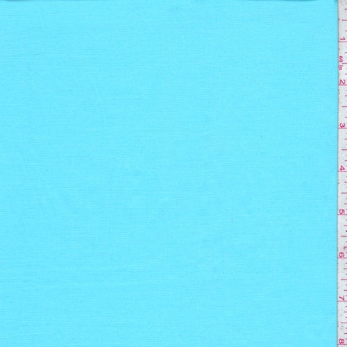 1 1/2 YD PC-Turquoise Stretch Poplin Fabric