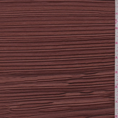 Cinnamon Accordian Jersey Knit Fabric