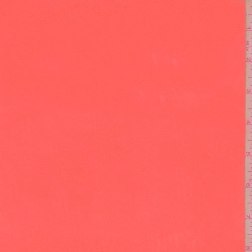 Neon Orange Nylon Rainwear Fabric