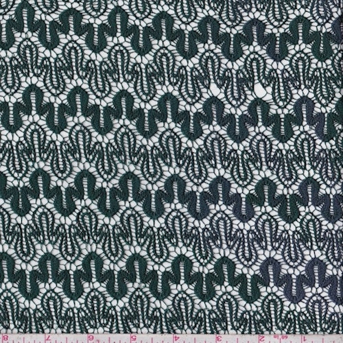 4 1/2 YD PC-Spruce Squiggle Lace Fabric