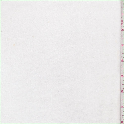 White Cotton Jersey Knit Fabric