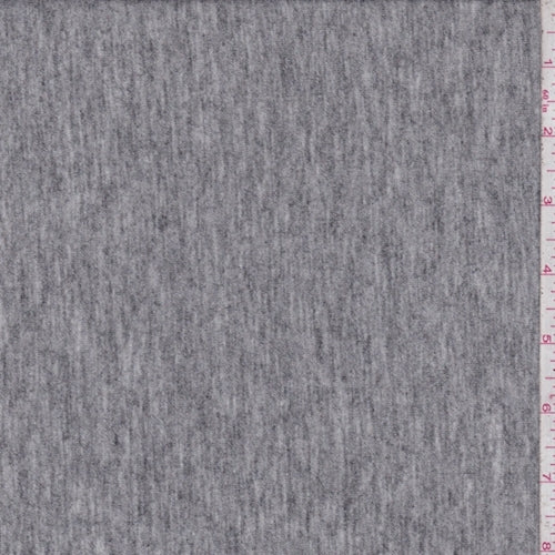 Heather Grey Rayon Jersey Knit Fabric