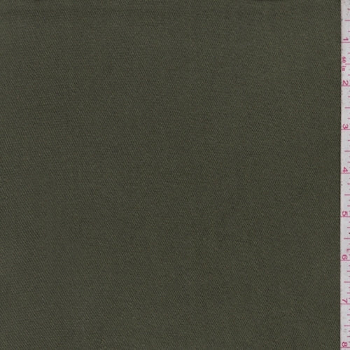 Olive Green French Terry Knit Fabric