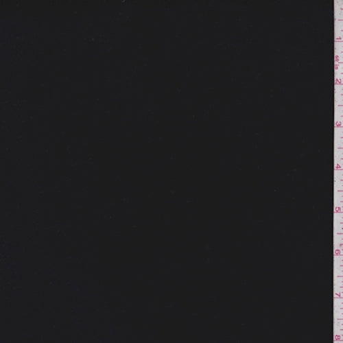 Black Double Brushed Jersey Knit Fabric Fabric