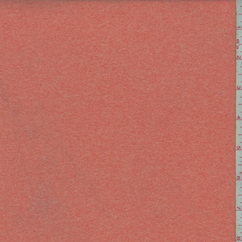 Salmon Double Brushed Jersey Knit Fabric