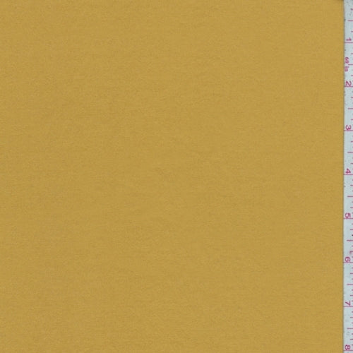 Mustard Gold Double Brushed Jersey Knit Fabric