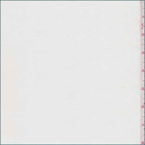 1 1/2 YD PC-Pearl White Stretch Sateen Fabric