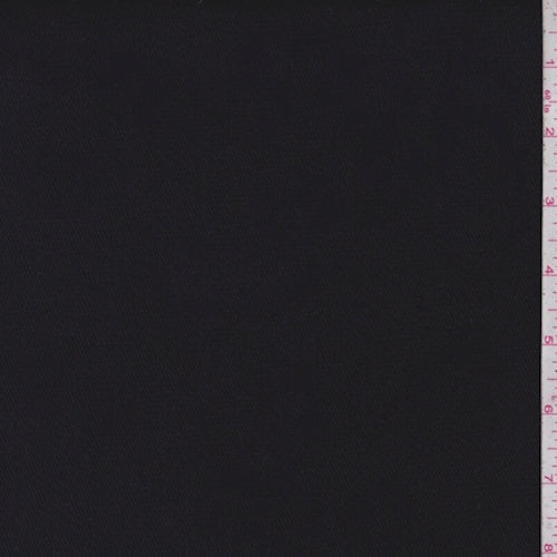 Black Textured French Terry Knit Fabric