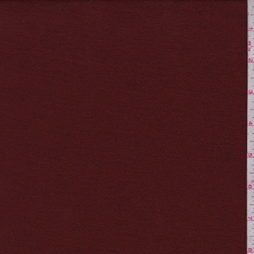 2 YD PC-Rust Red Techno Crepe Knit Fabric