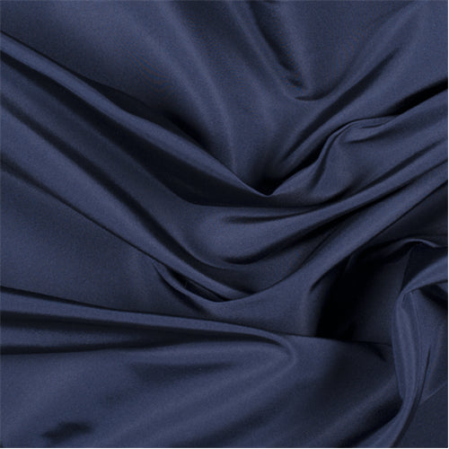Runway Silks Navy Silk Faille - Reorderable