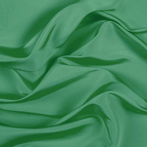 Runway Silks Emerald Green Silk Faille Fabric - Reorderable