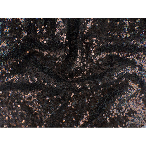 Copper Brown Sequin Mesh Fabric