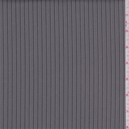 Steel Grey/Forest Stripe Suiting Fabric