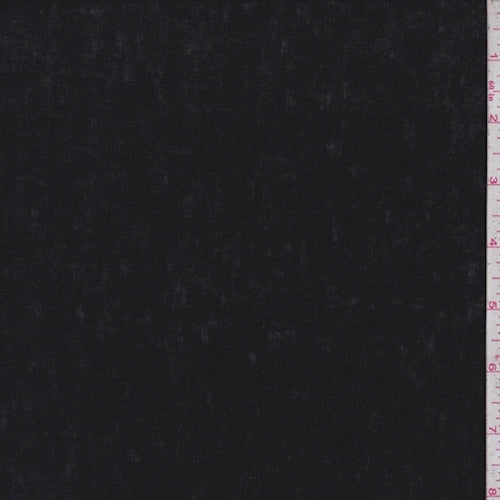 Black Rayon Sweater Jersey Knit Fabric