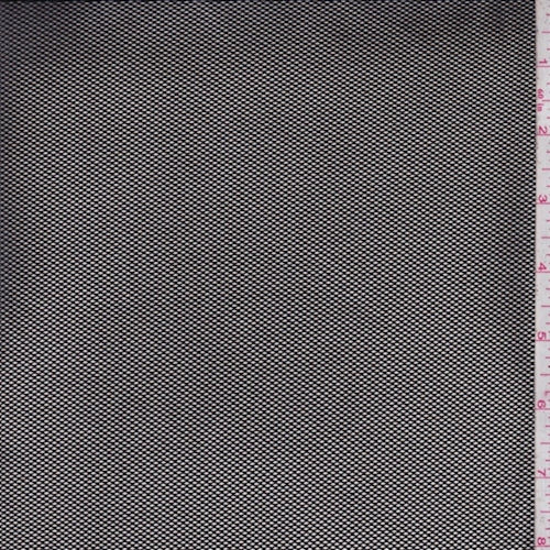 Powder Black Micro Fishnet Mesh Fabric