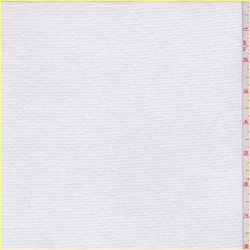Snow White Burnout T-Shirt Knit Fabric