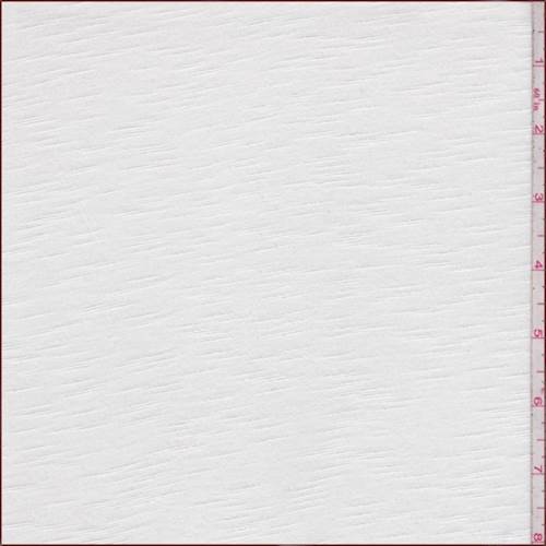 Ivory Slubbed Jersey Knit