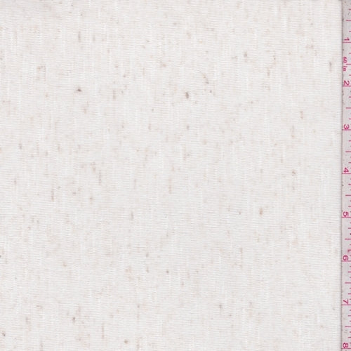 Cream/Oatmeal Jersey Sweater Knit Fabric