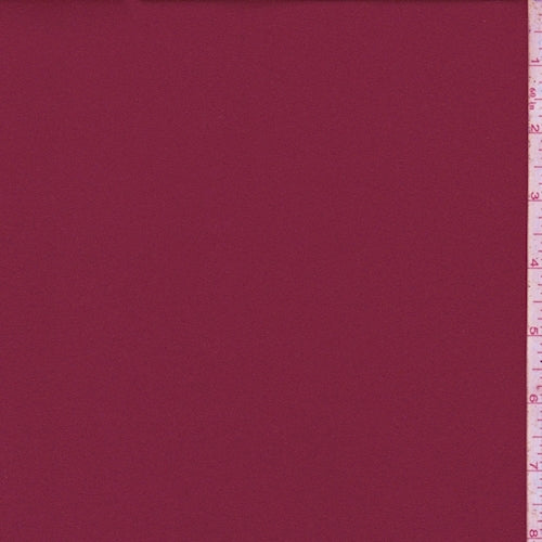 Berry Red Polyester Charmeuse Fabric