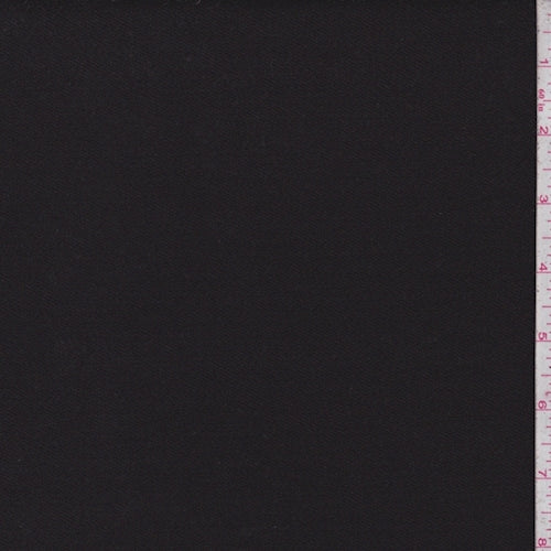 Tar Black Stretch Denim Fabric