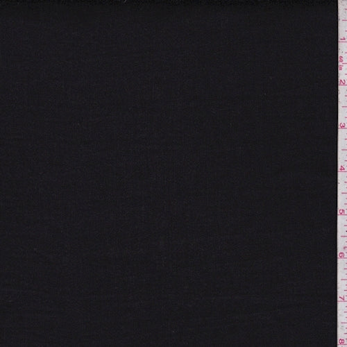 Tuxedo Black Shimmer Linen Fabric