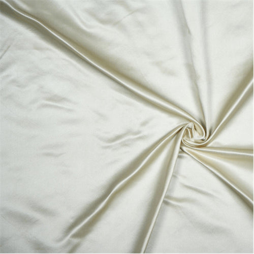 1 YD PC-Runway Silks Light Beige Silk Duchess Satin Fabric - Reorderable