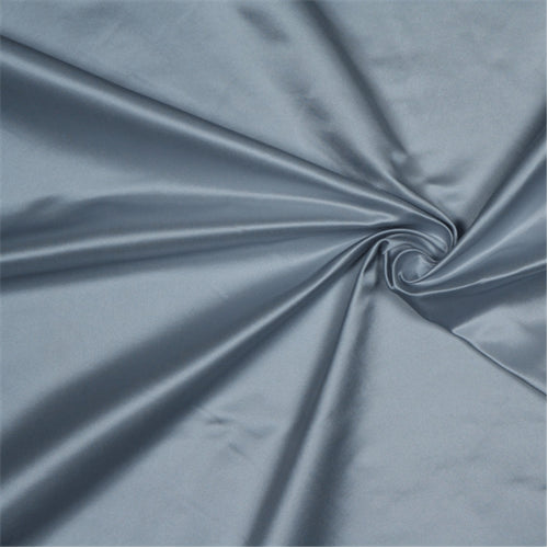 Runway Silks Light Blue Silk Duchess Satin Fabric - Reorderable