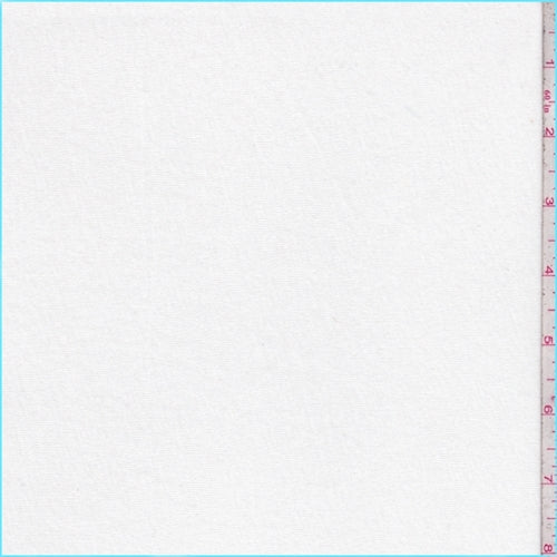 White Light Rib Knit Fabric