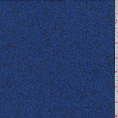 Heather Cobalt Sweater Jersey Knit Fabric