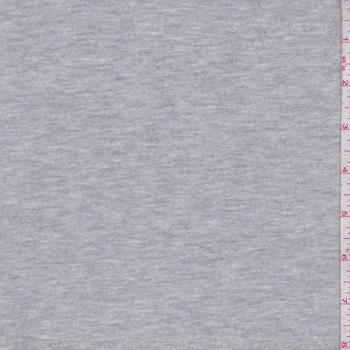 Heather Grey Rayon Jersey Knit Fabric