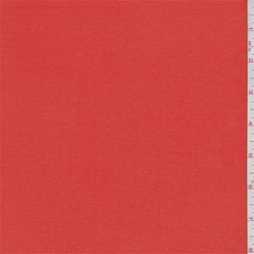 Orange Rayon Jersey Knit Fabric