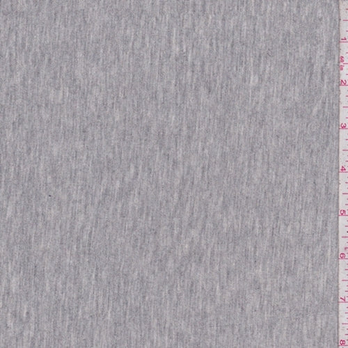1 1/4 YD PC-Heather Grey Rayon Jersey Knit Fabric