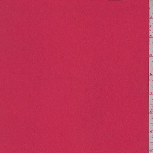 Coral Red Chiffon Fabric