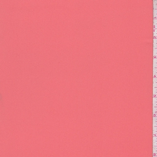 Salmon Orange Crepe Georgette Fabric