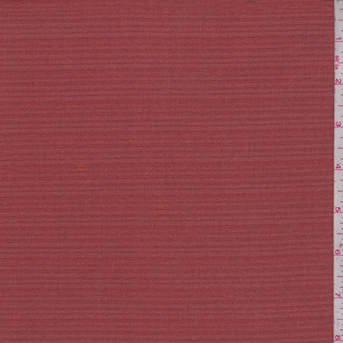 Clay Orange Rayon Rib Knit Fabric