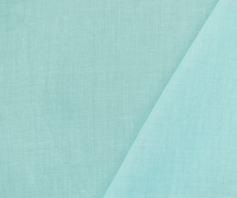 1 1/2 YD PC-Blue Cotton Lawn Woven Fabric