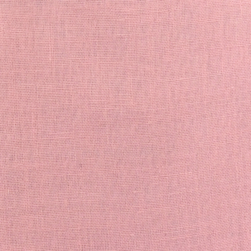 Soft Pink Solid Cotton Gauze Woven Fabric