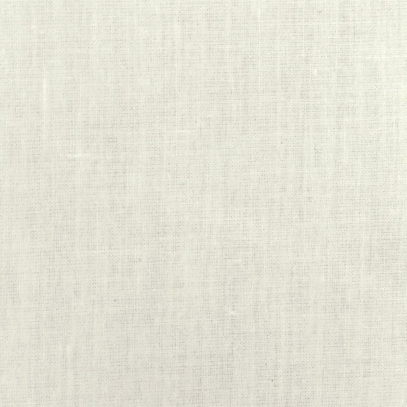 Cream Ivory Solid Cotton Stretch Batiste Woven Fabric