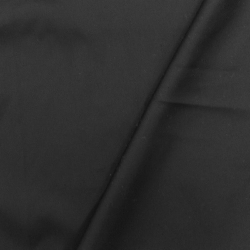 Off Black Solid Nylon Lining Fabric