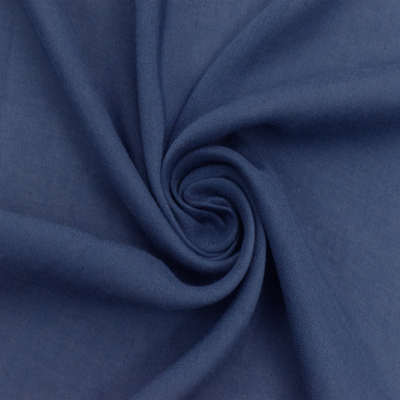 Sailor Blue Cotton Lawn Solid Woven Fabric