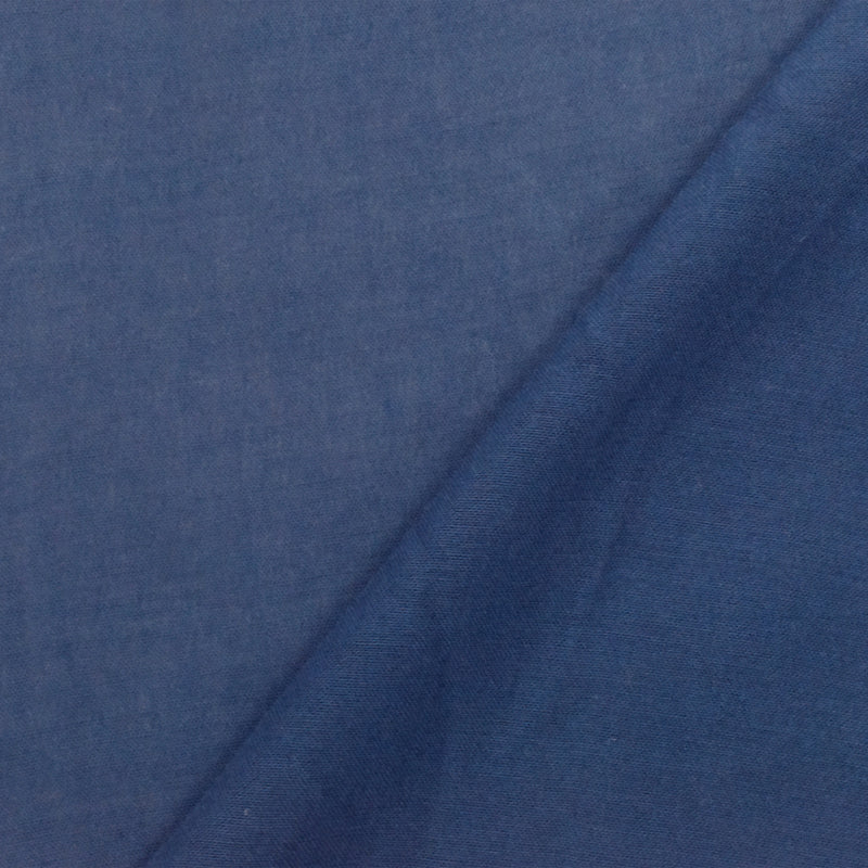 Sailor Blue Cotton Lawn Solid Woven Fabric