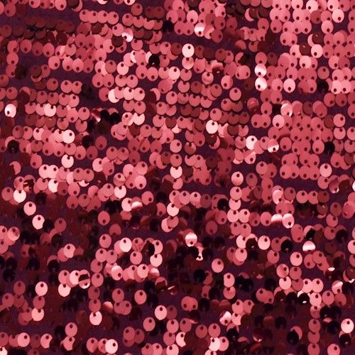 Maroon Red Sequined Knit Fabric