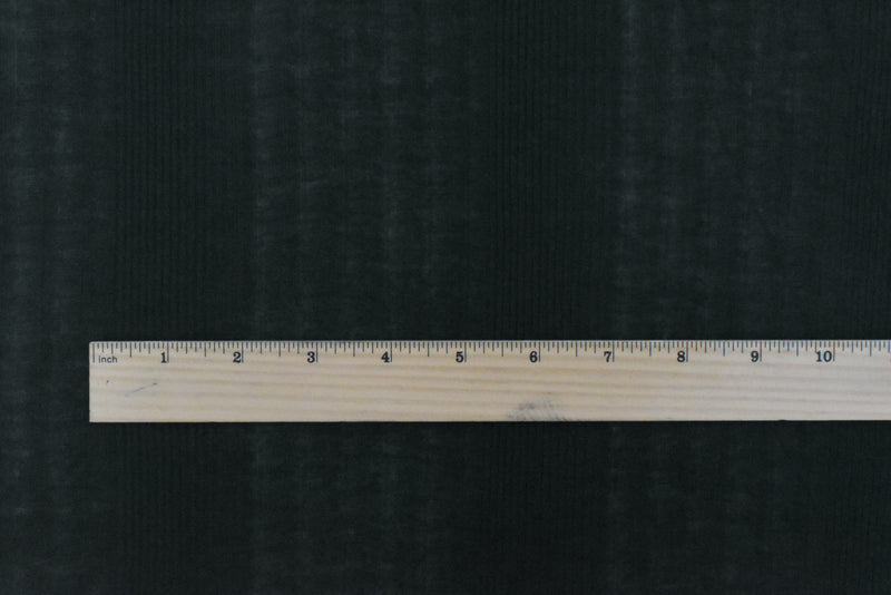 Smoked Black Multi Rib Knit Fabric