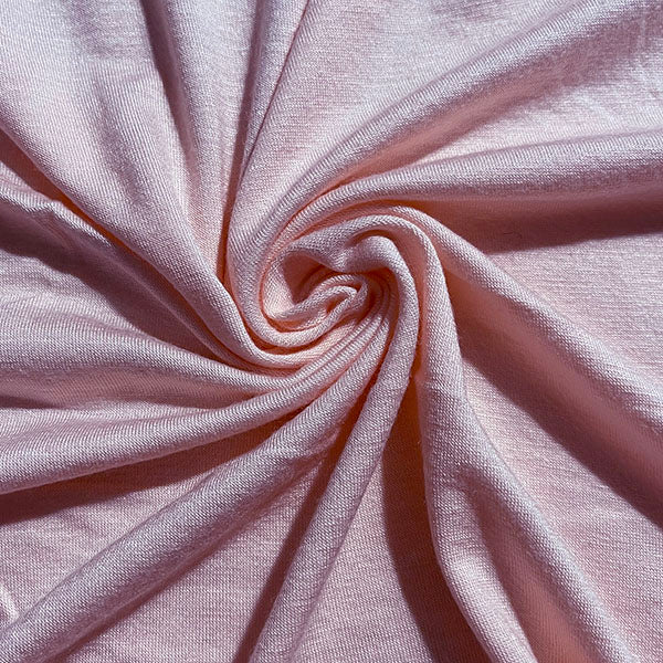 Light Pink Rayon Jersey Knit Fabric