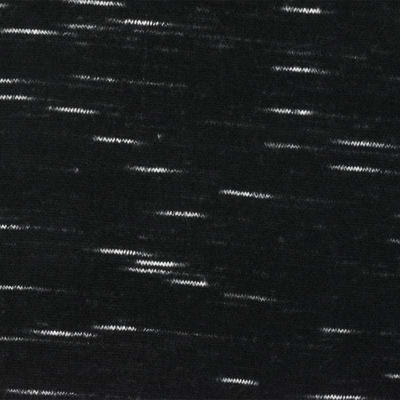 Black-White Slub Stretch Spandex Rayon Jersey Knit Fabric