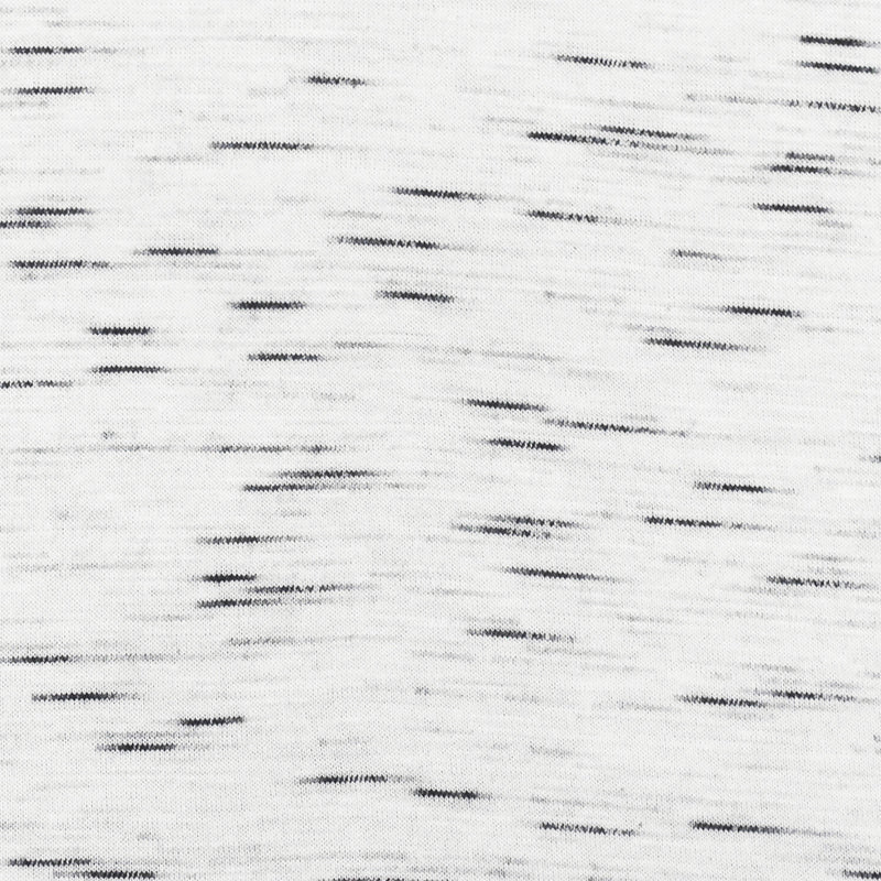 Black-White Slub Stretch Spandex  Rayon Jersey Knit Fabric