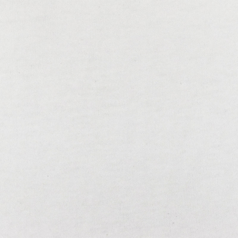 White Solid Stretch Cotton Jersey Knit Fabric