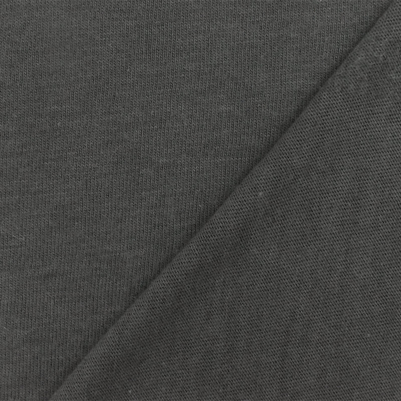 Shadow Gray Solid Stretch Jersey Knit Fabric