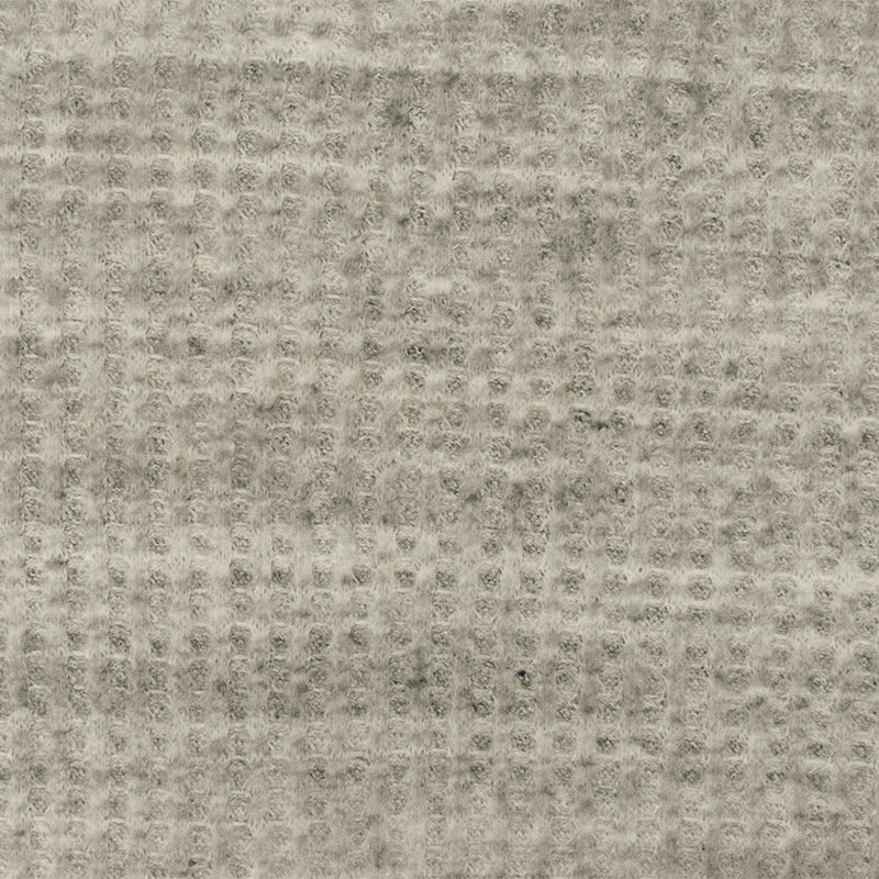 Old Ivory-Black Texture Stretch Brushed Thermal Knit Fabric